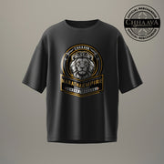 Chhaava: The Mark of a Warrior Black Oversized T-Shirt