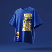 Indian Air Force: The Winged Warriors Royal Blue T-Shirt