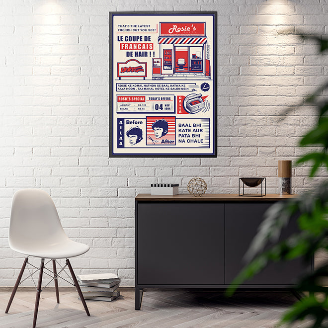 Andaz Apna Apna: The Rosie's Salon Poster