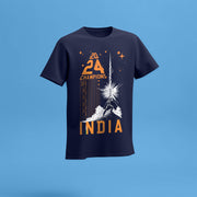 WCT20: Tribute to the 2024 Champions Blue Regular Fit T-Shirt