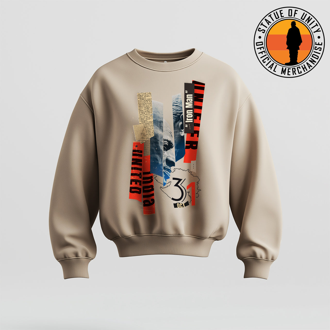 Statue Of Unity: Legacy of the Iron Man Oversized Sweatshirt