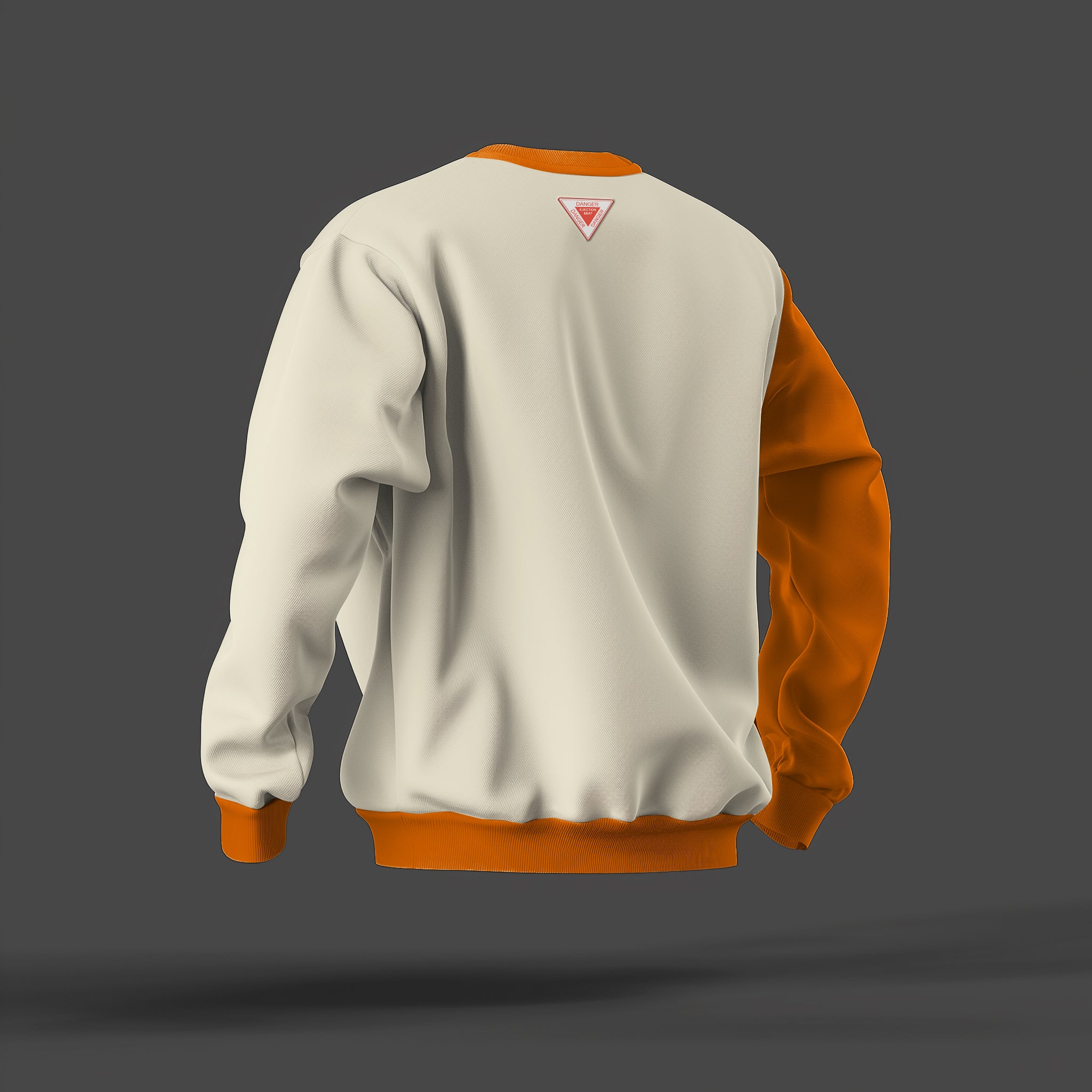 Indian Air Force: Cream and Orange Sweatshirt