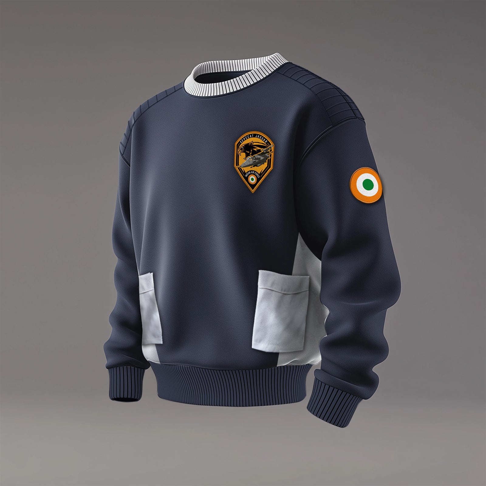 Indian Air Force: Blue Sepecat Jaguar Sweatshirt