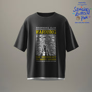 Sitaare Zameen Par:  Misophonia Club Oversized Black T-shirt