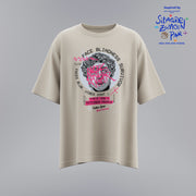 Sitaare Zameen Par:  Face Blindness Survivor Beige Oversized T-shirt