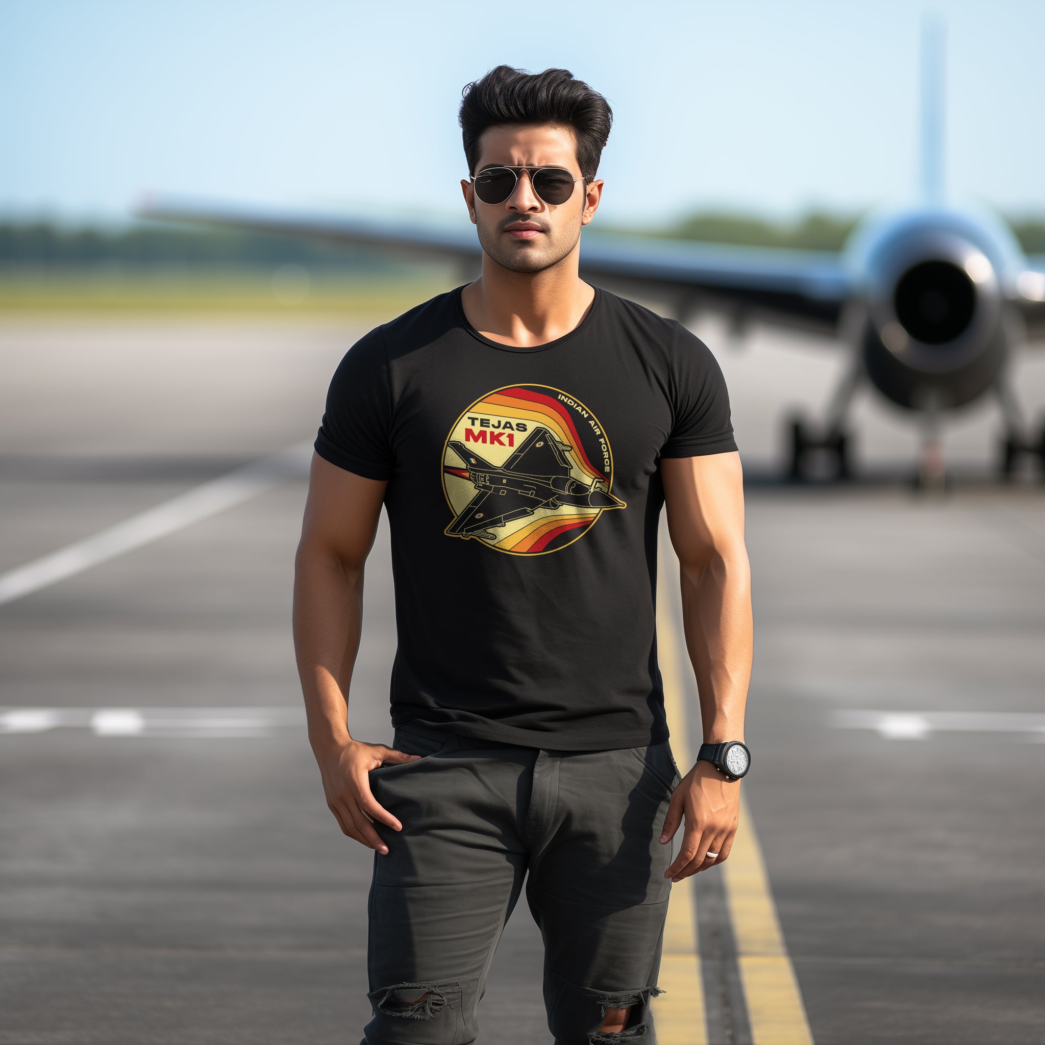 LCA Tejas: Mission Ready Black T-Shirt
