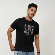 Andaz Apna Apna: The Tic Tac Toe Black T-Shirt