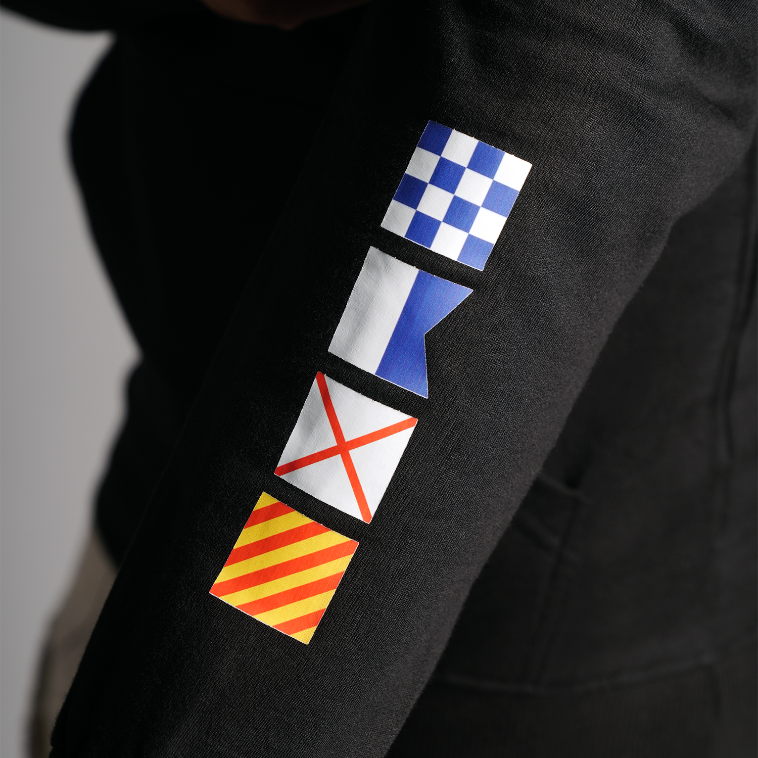 INS Vikramaditya Black Hoodie