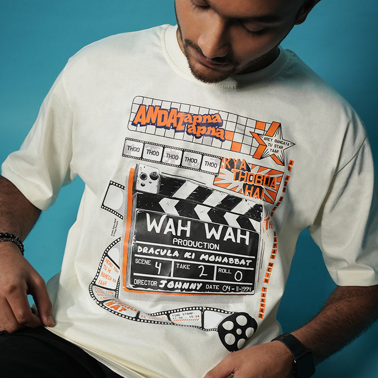 Andaz Apna Apna: Wah Wah Productions Oversized T-Shirt