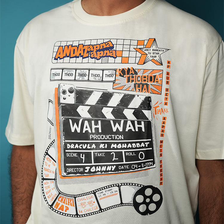 Andaz Apna Apna: Wah Wah Productions Oversized T-Shirt