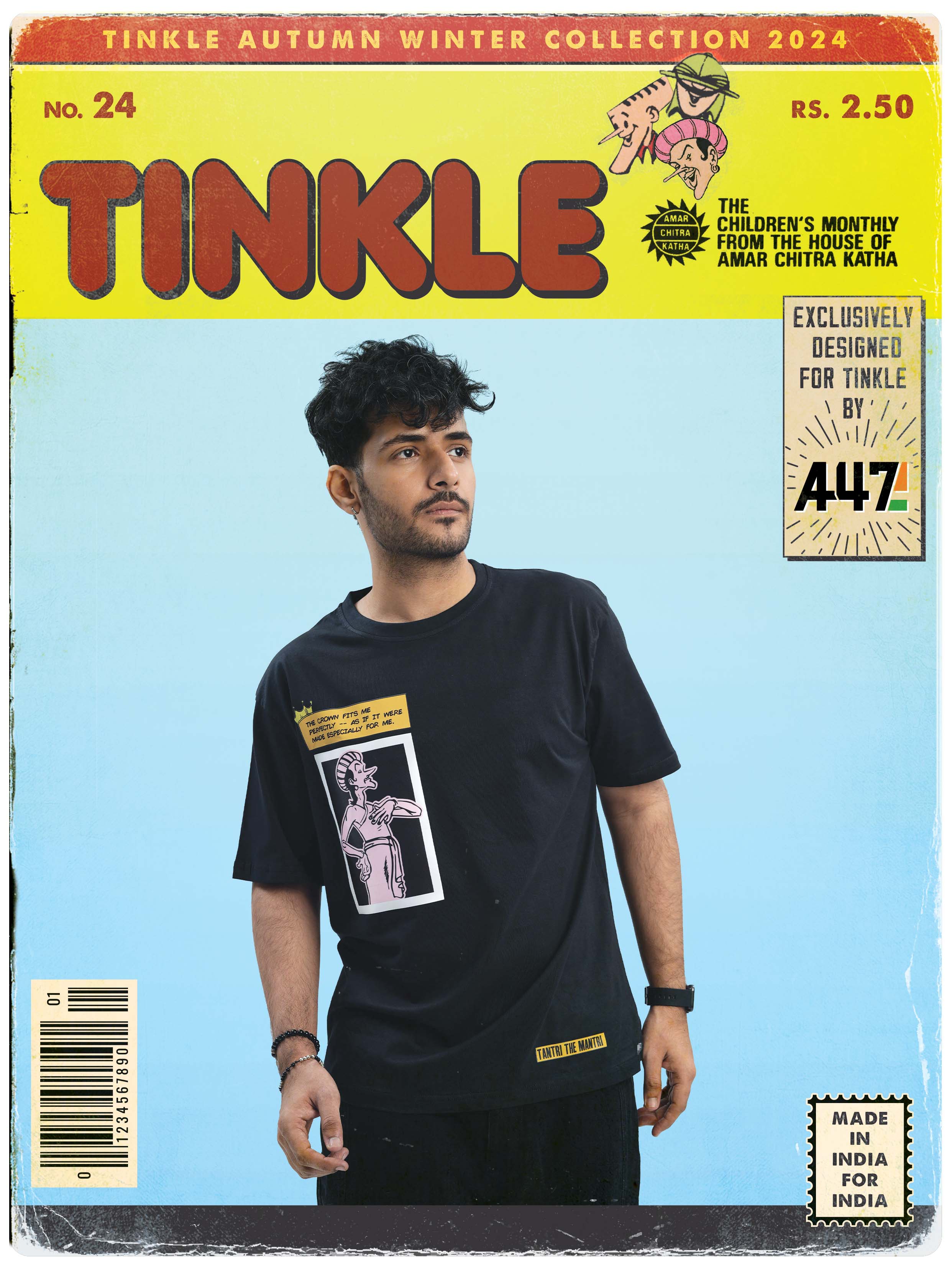 Tinkle x A47: Tantri the Mantri Oversized T-Shirt
