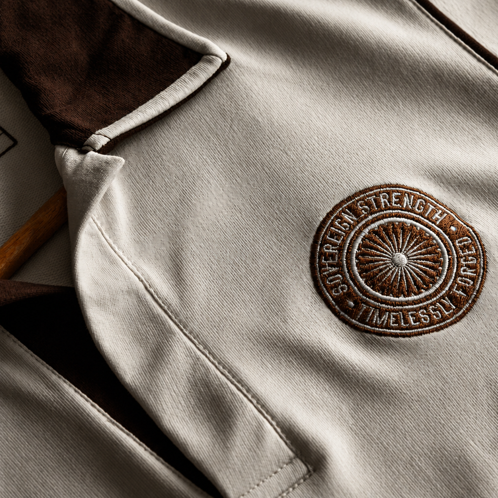 The Classic INDIA Beige Polo T-Shirt
