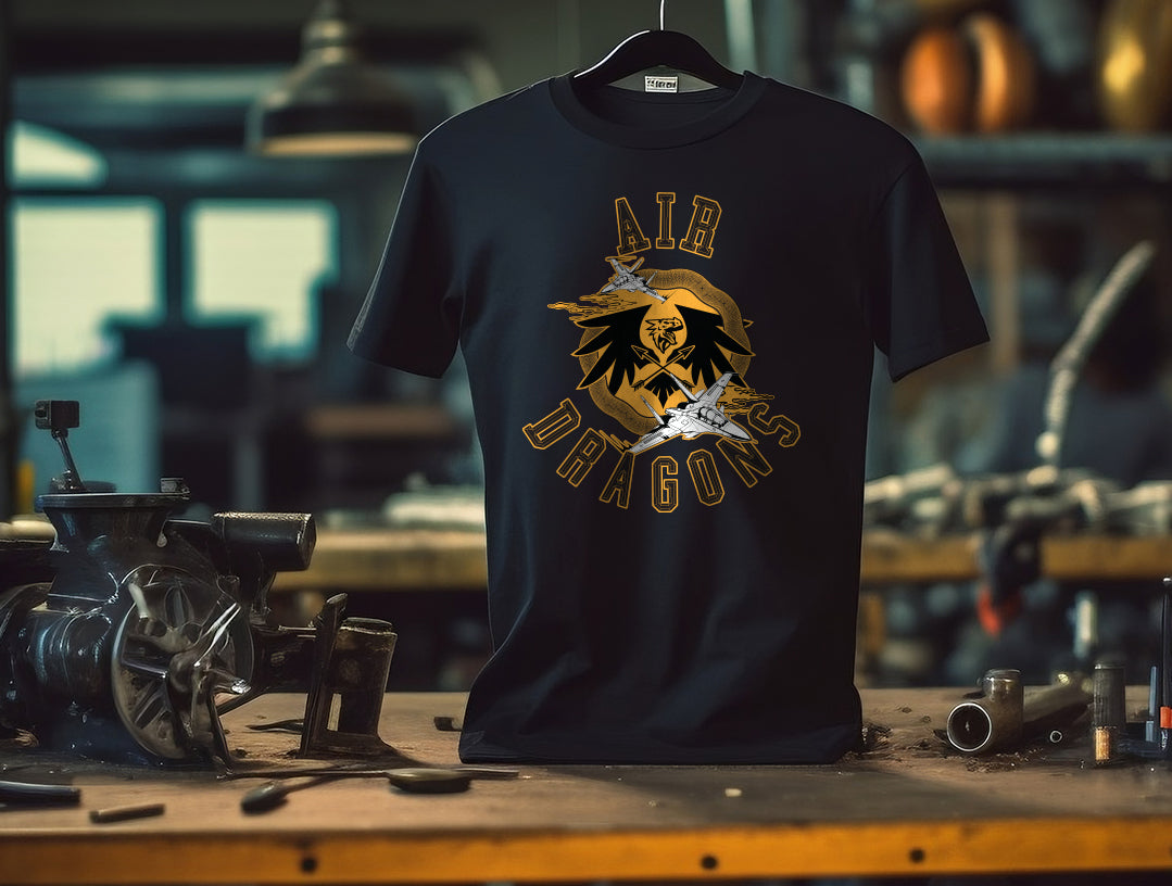 Fighter: Classic Black Air Dragons T-Shirt