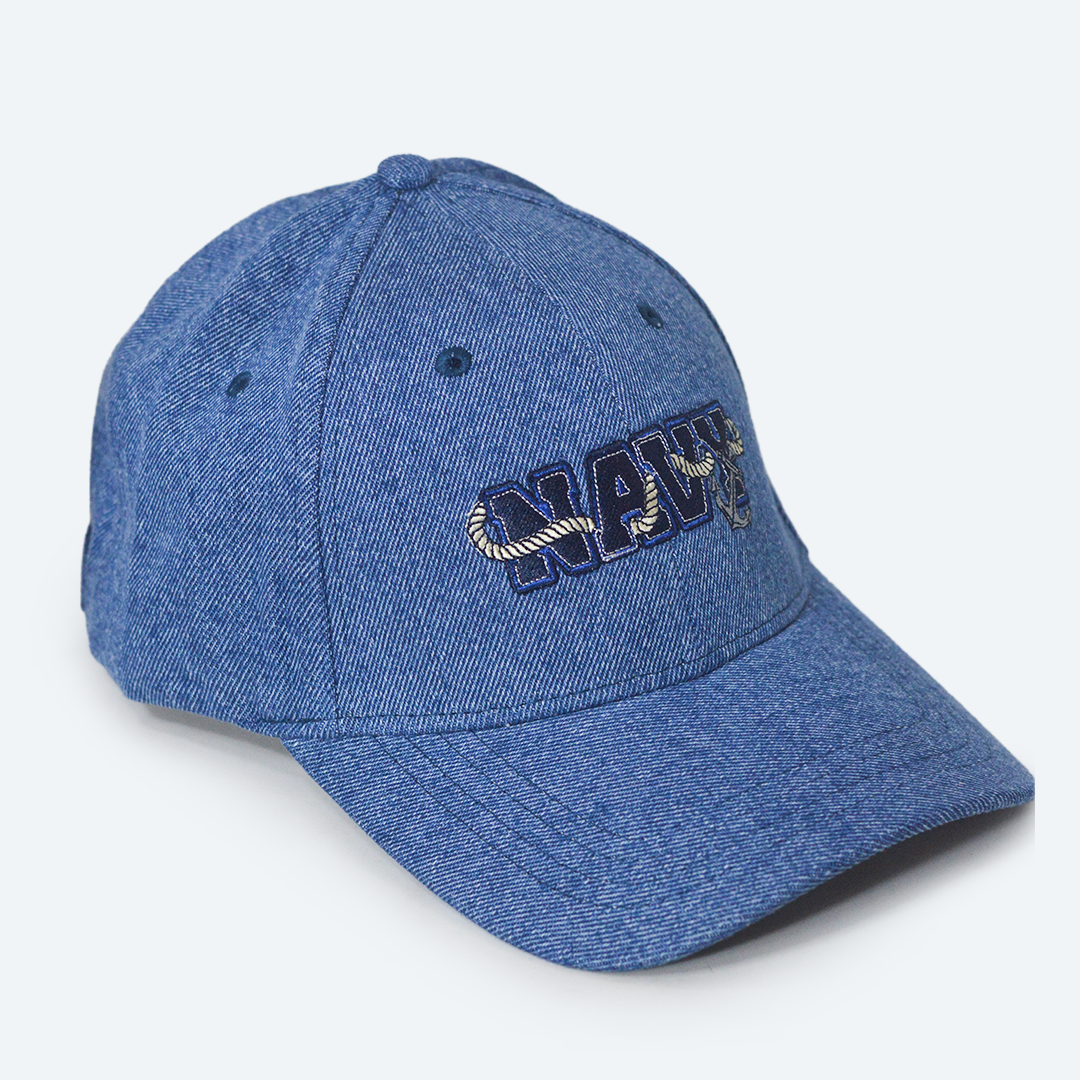 The Indian Navy: Denim Rope Cap