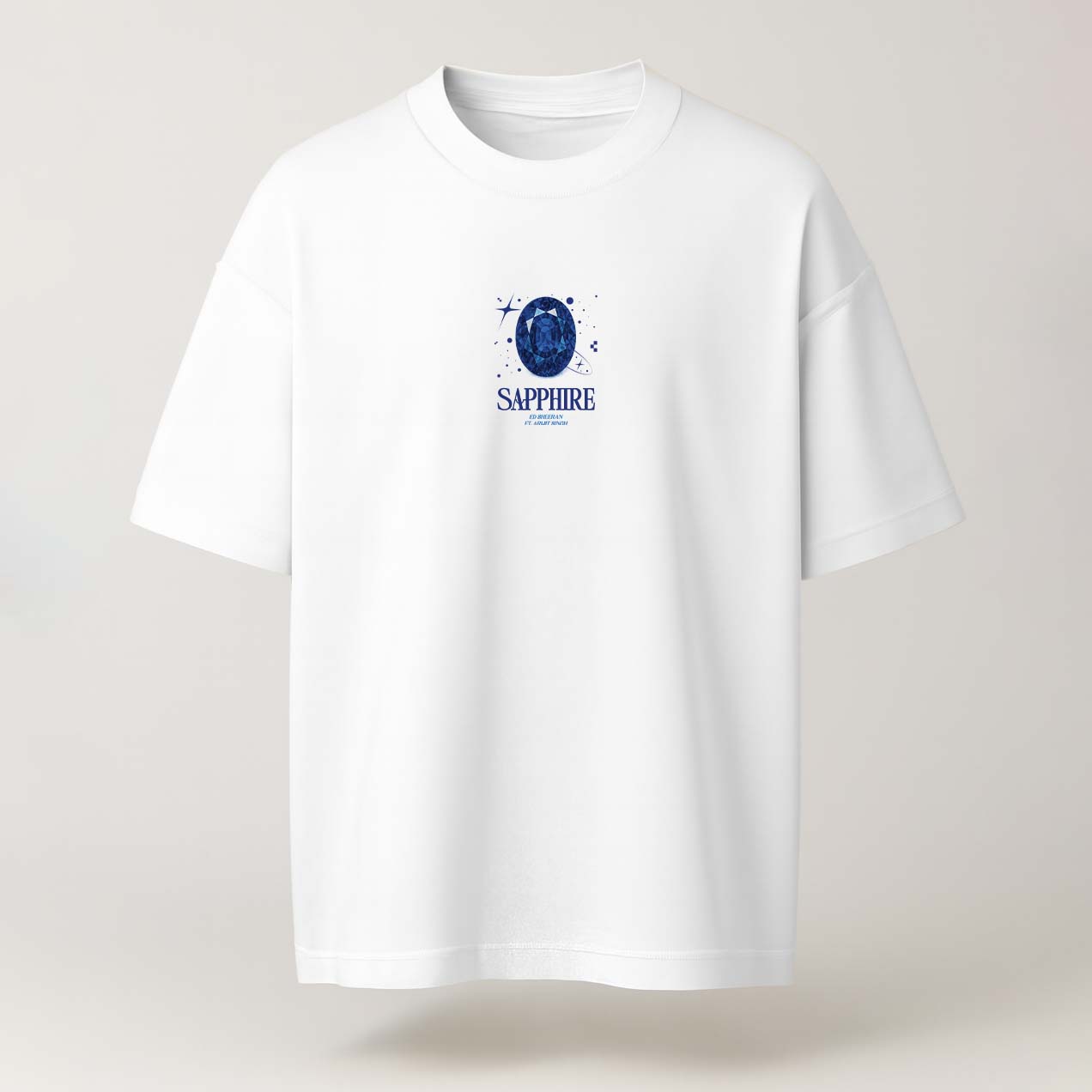Official Sapphire Gemstone Graphic T-Shirt – Blue Crystal Edition