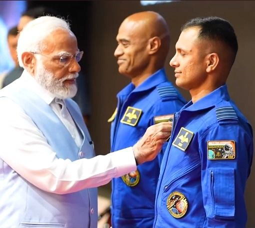 ISRO: 'Gaganyaan' Embroidered Badge - The Astronaut Edition