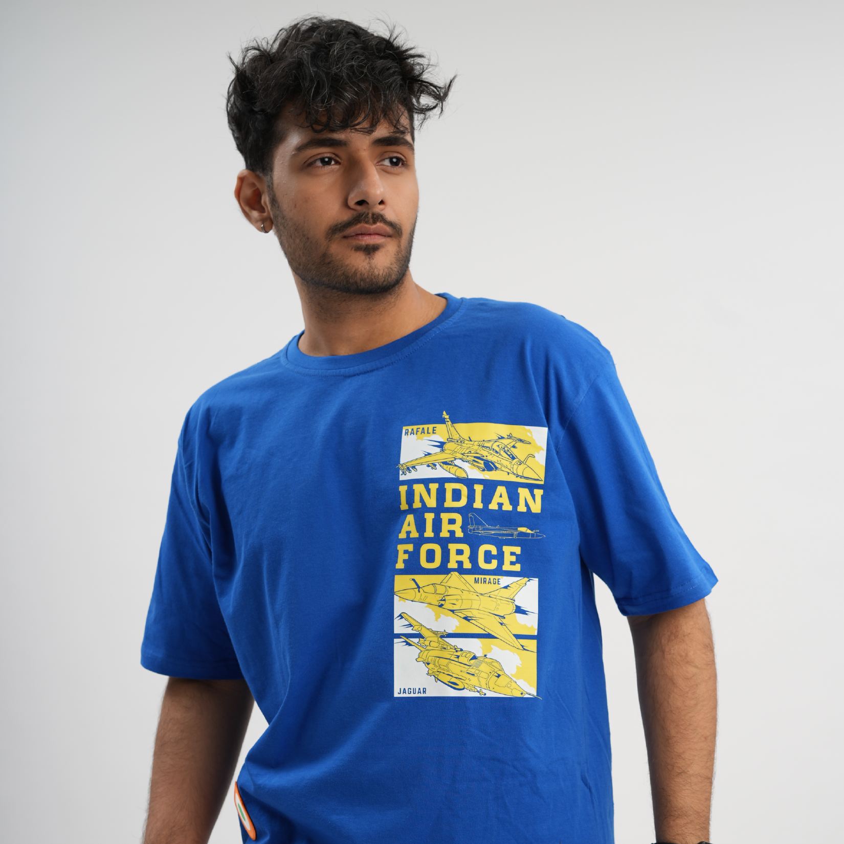 Indian Air Force: The Winged Warriors Royal Blue T-Shirt
