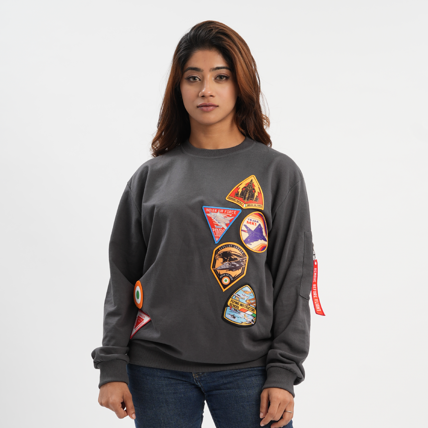 Indian Air Force: The Aerial Legacy Grey Sweatshirt
