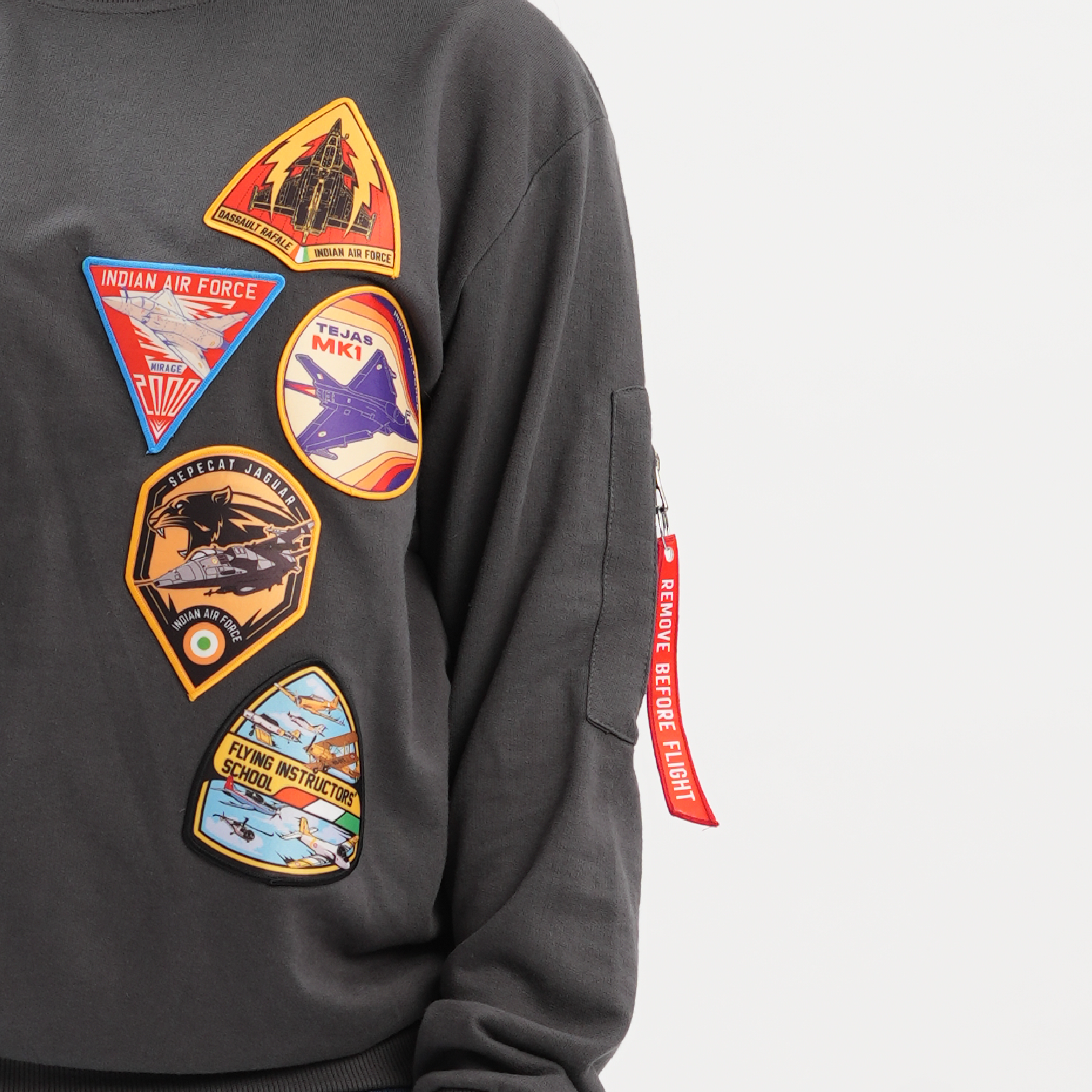 Indian Air Force: The Aerial Legacy Grey Sweatshirt