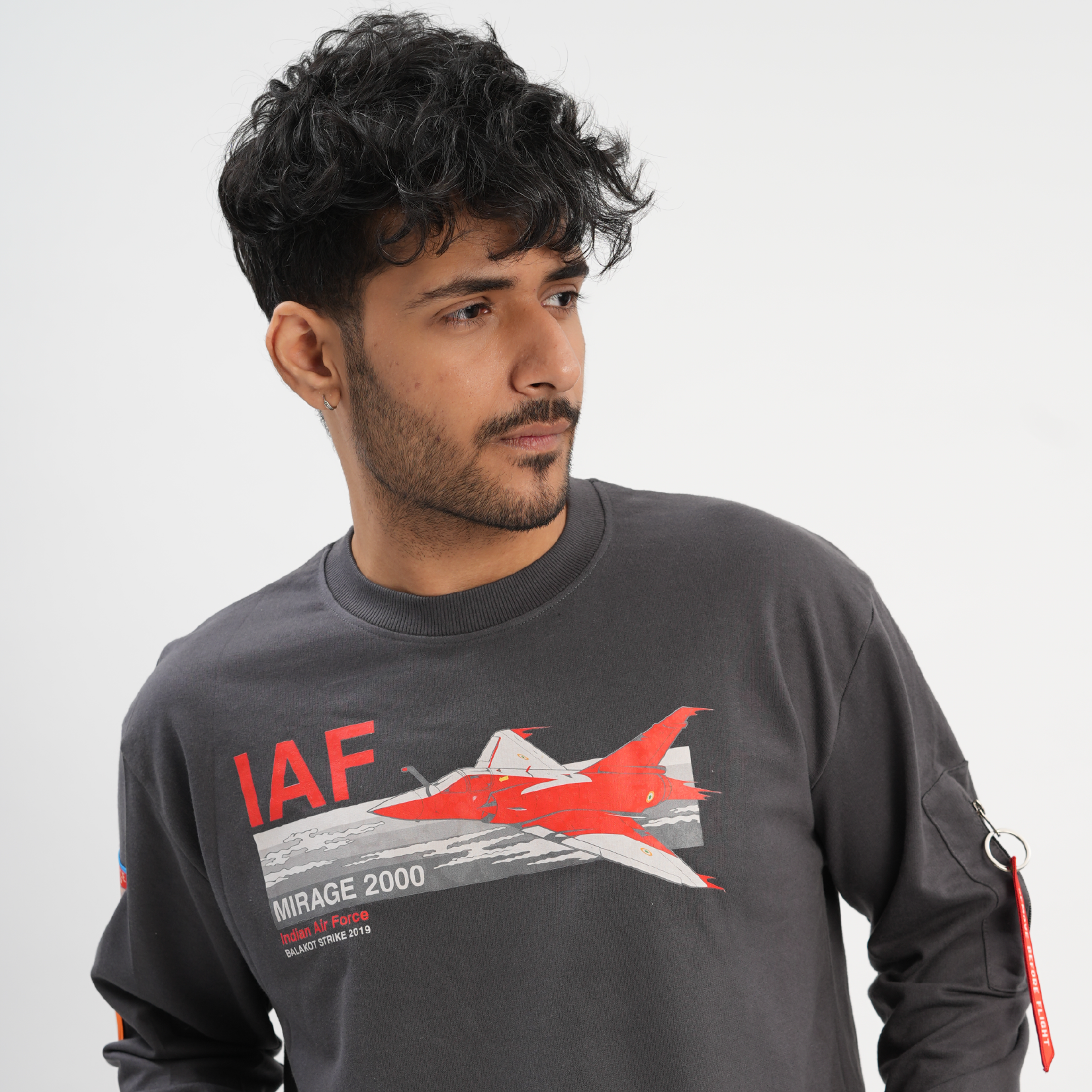 Indian Air Force: Mirage 2000 Grey Sweatshirt