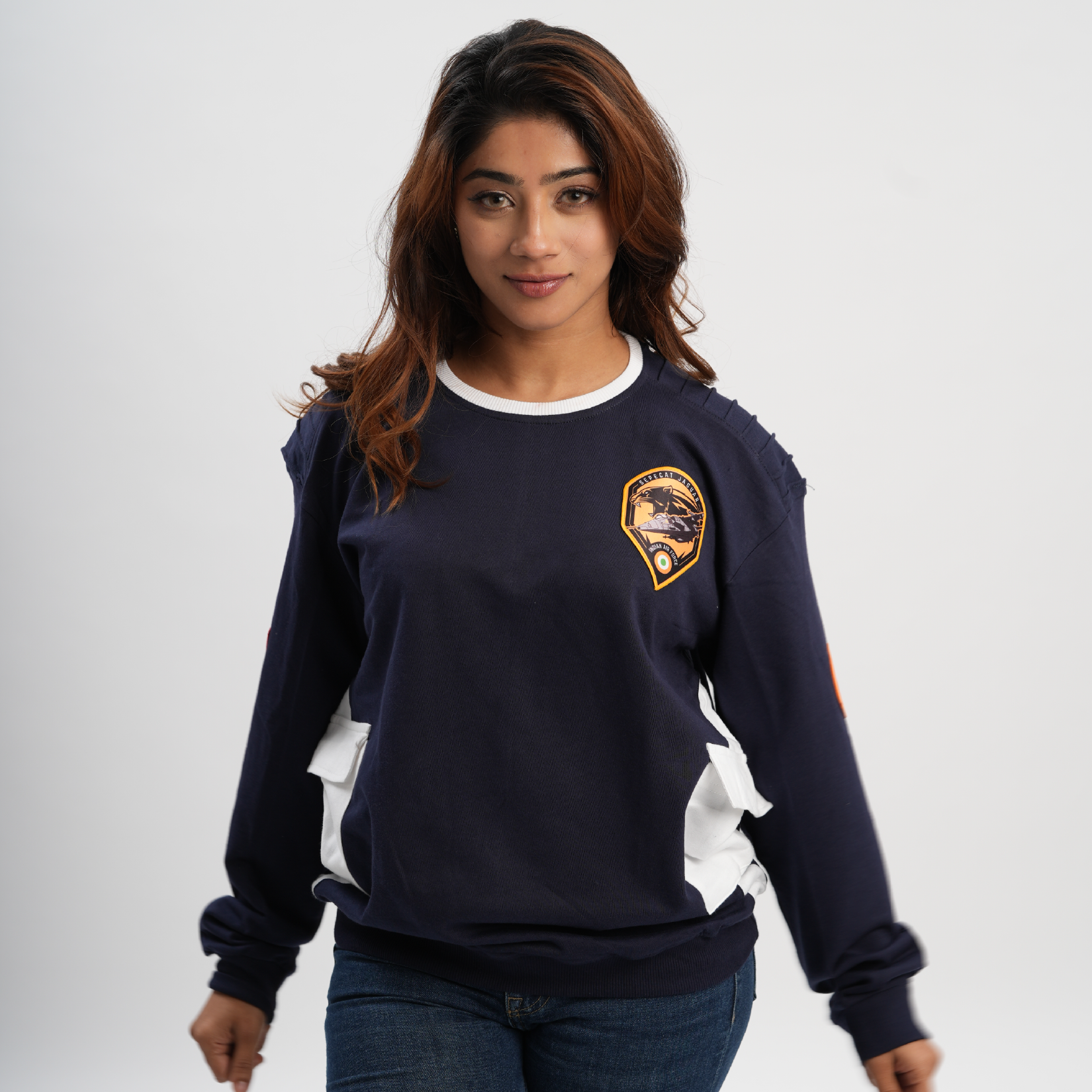Indian Air Force: Blue Sepecat Jaguar Sweatshirt
