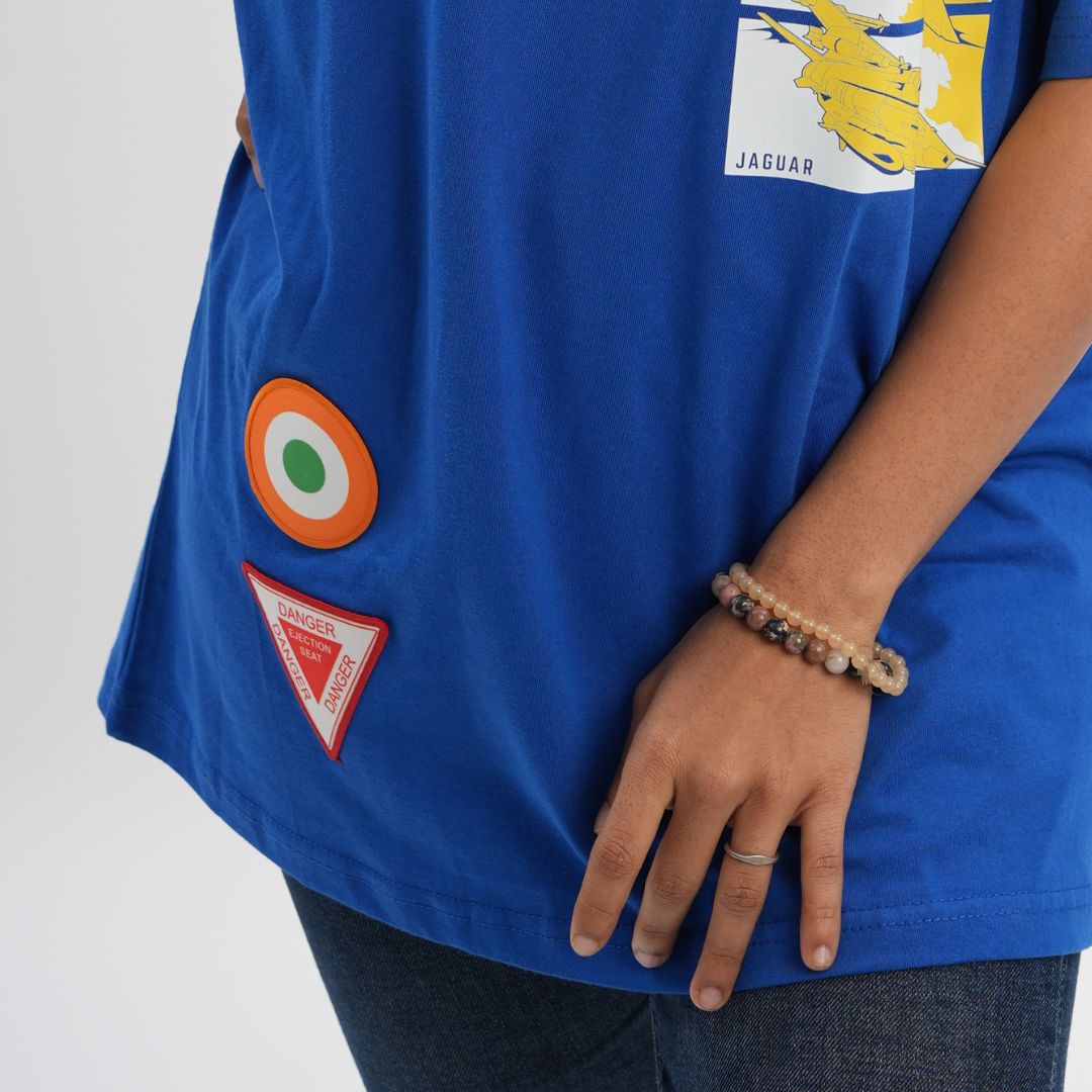 Indian Air Force: The Winged Warriors Royal Blue T-Shirt
