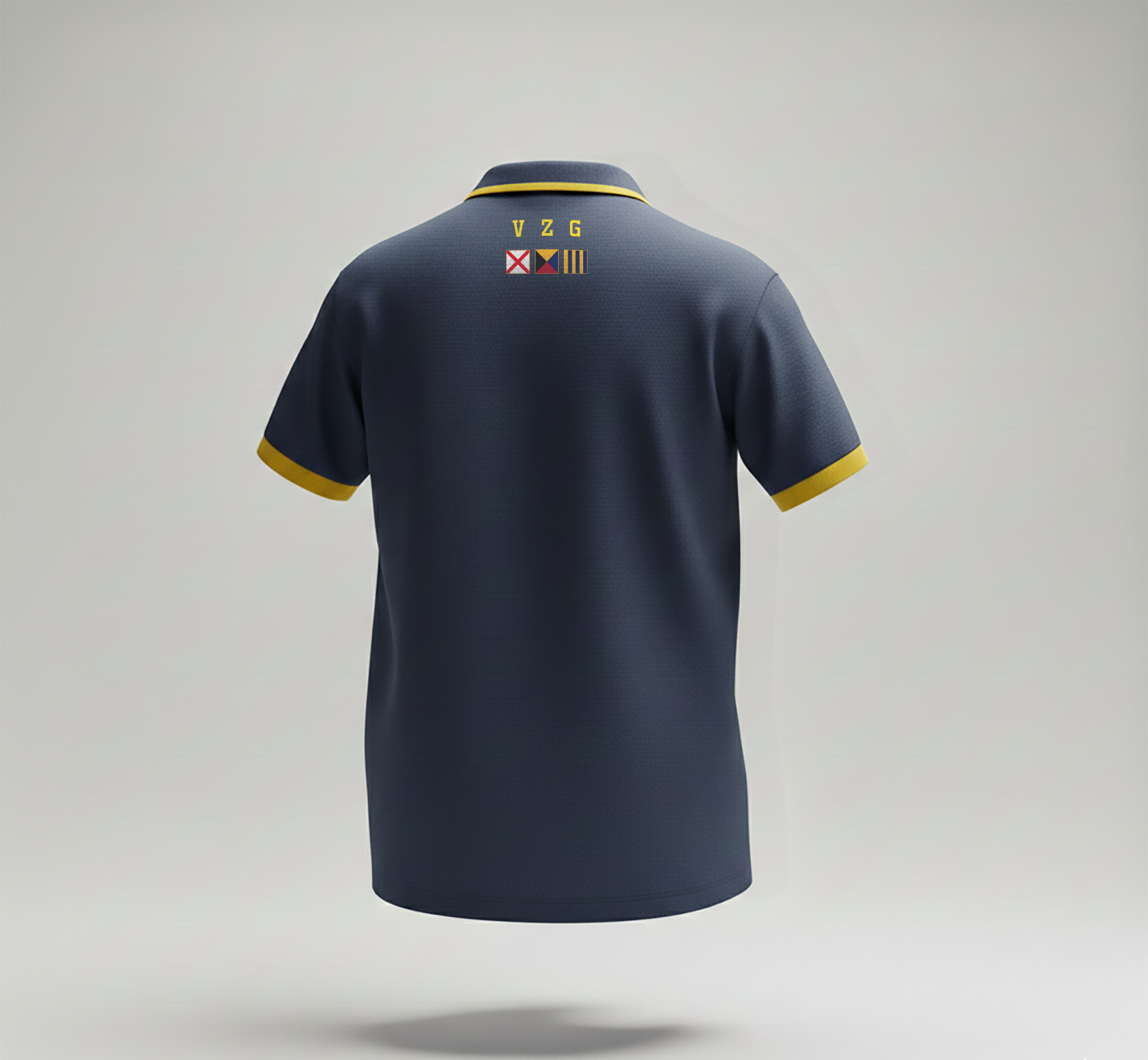 Indian Navy: The Maritime Code Navy Blue Polo