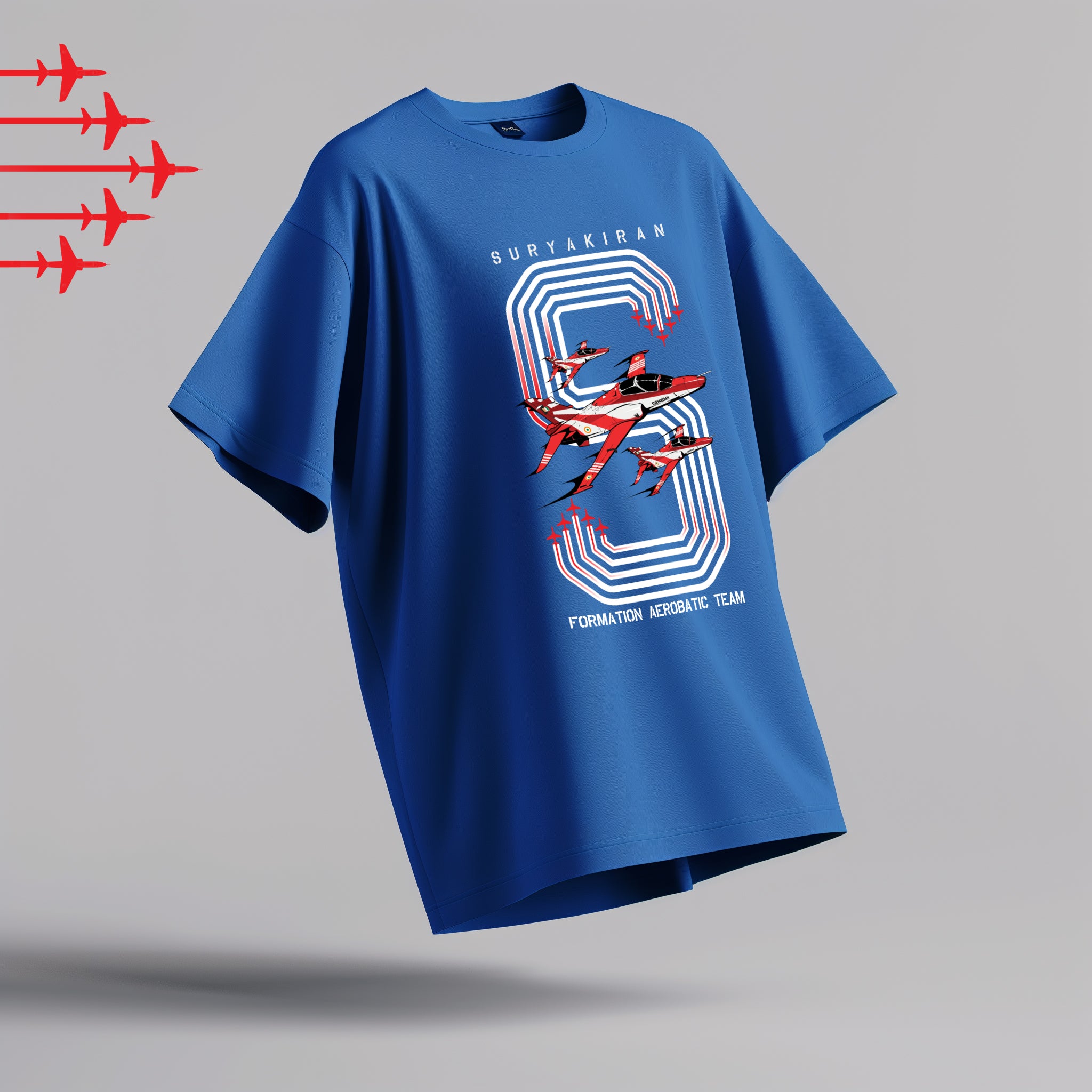 Official IAF Drop: Suryakiran Formation Aerobatics Team T-Shirt