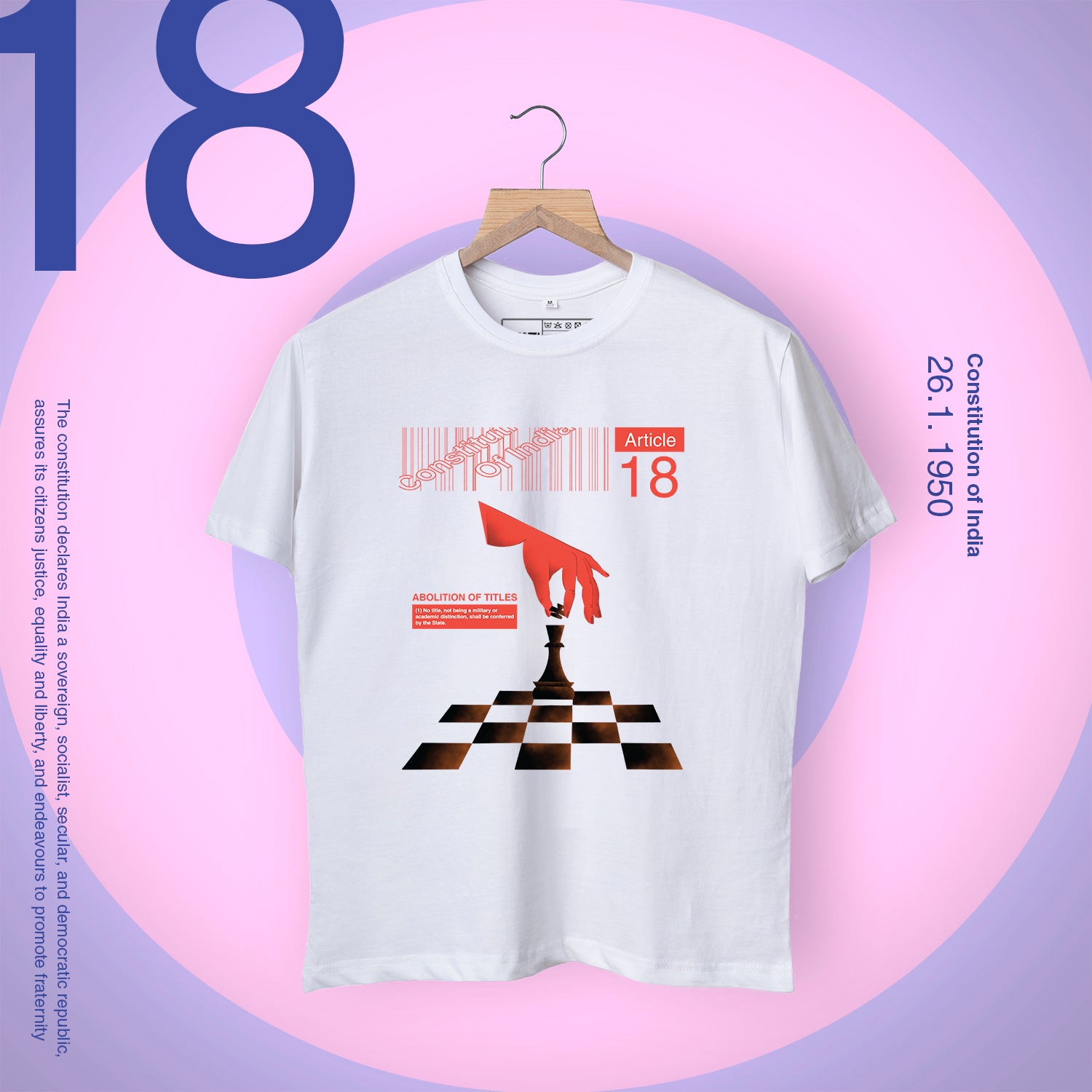 Constitution of India 'The Power For All' Shirt