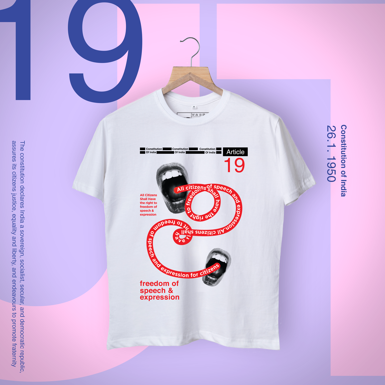 Constitution of India 'The Speak' Shirt