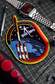 ISRO ASLV D4 Iron On Badge