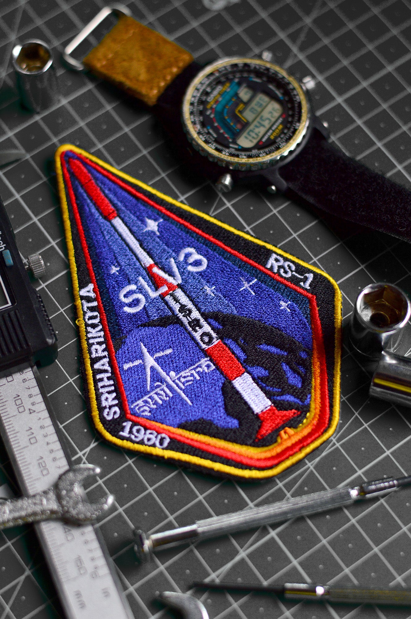 ISRO SLV 3 Iron On Badge