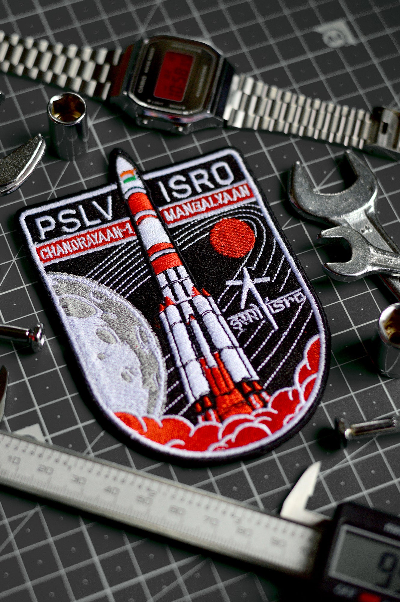 ISRO PSLV Iron On Badge