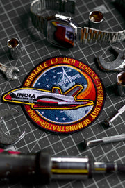 ISRO Launch Vehicle Demonstrator Iron On Badge