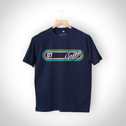 Navy Blue India Retro T-Shirt - Unisex