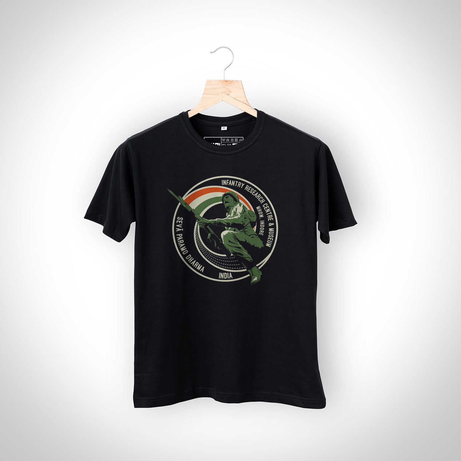 The Morbius Classic Black Infantry Logo T-Shirt