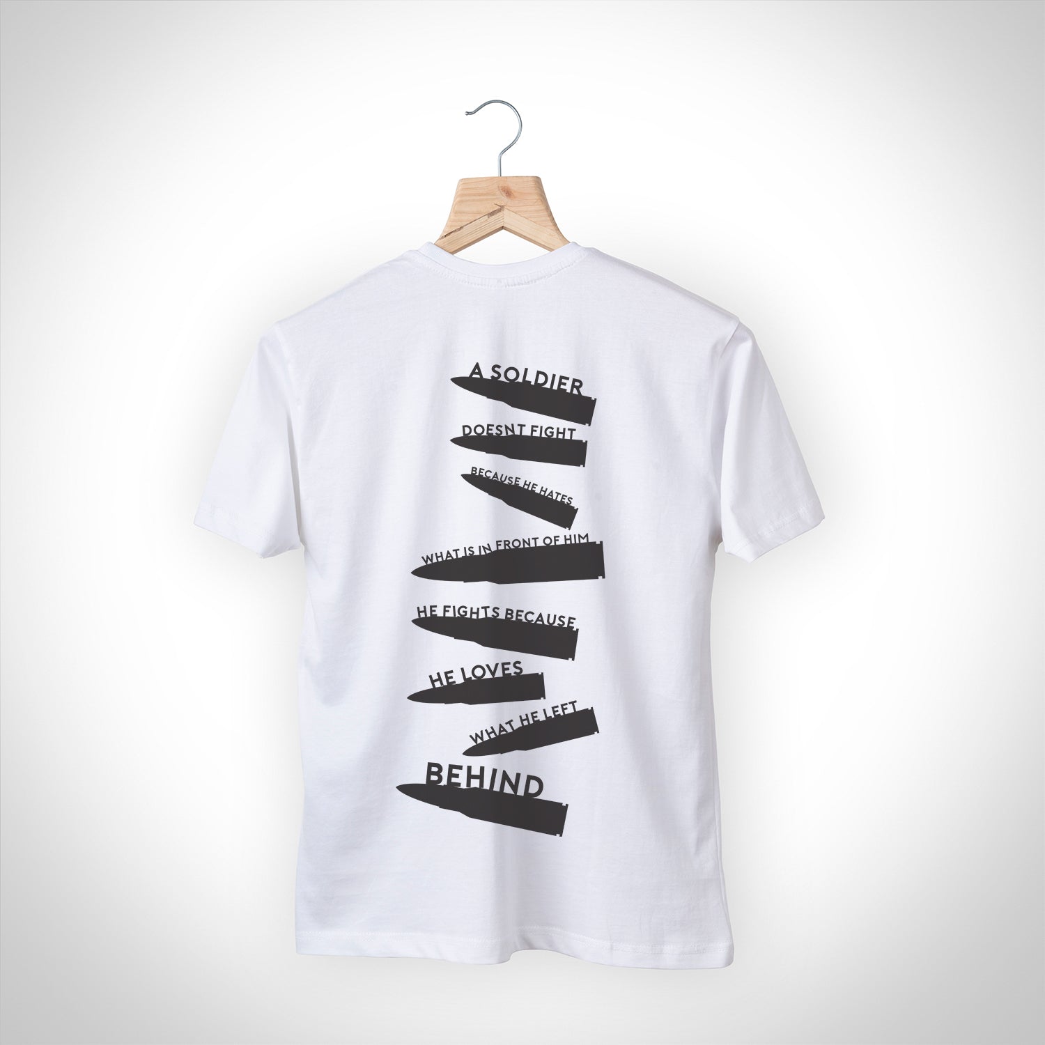 Morbius White Infantry T-shirt with back print