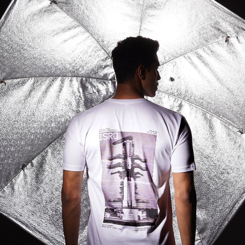 ISRO White Satish Dhawan Space Centre T-Shirt