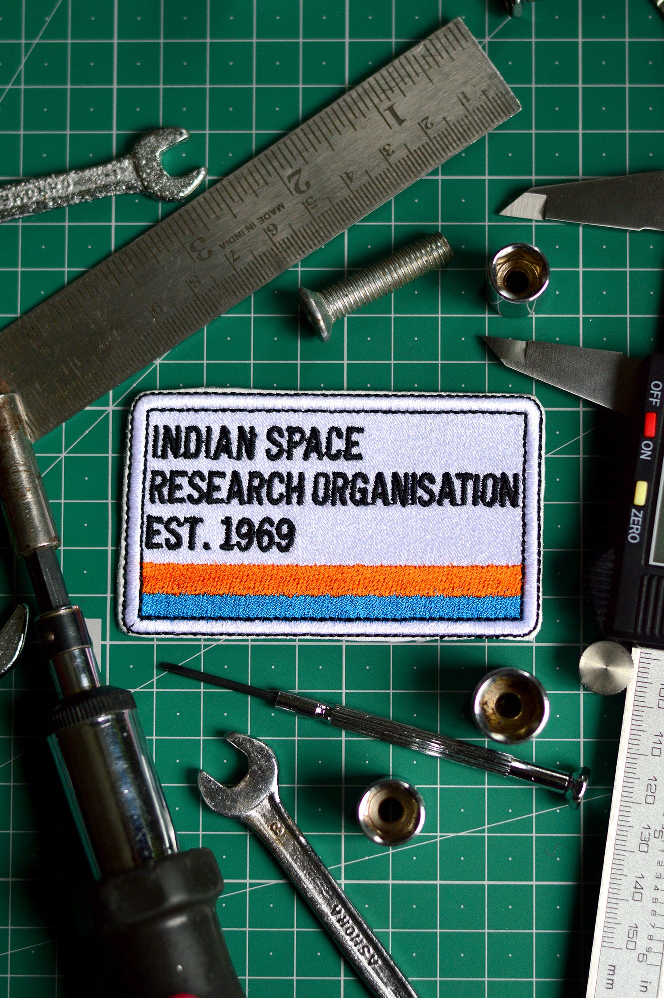 ISRO 1969 Classic Iron On Badge