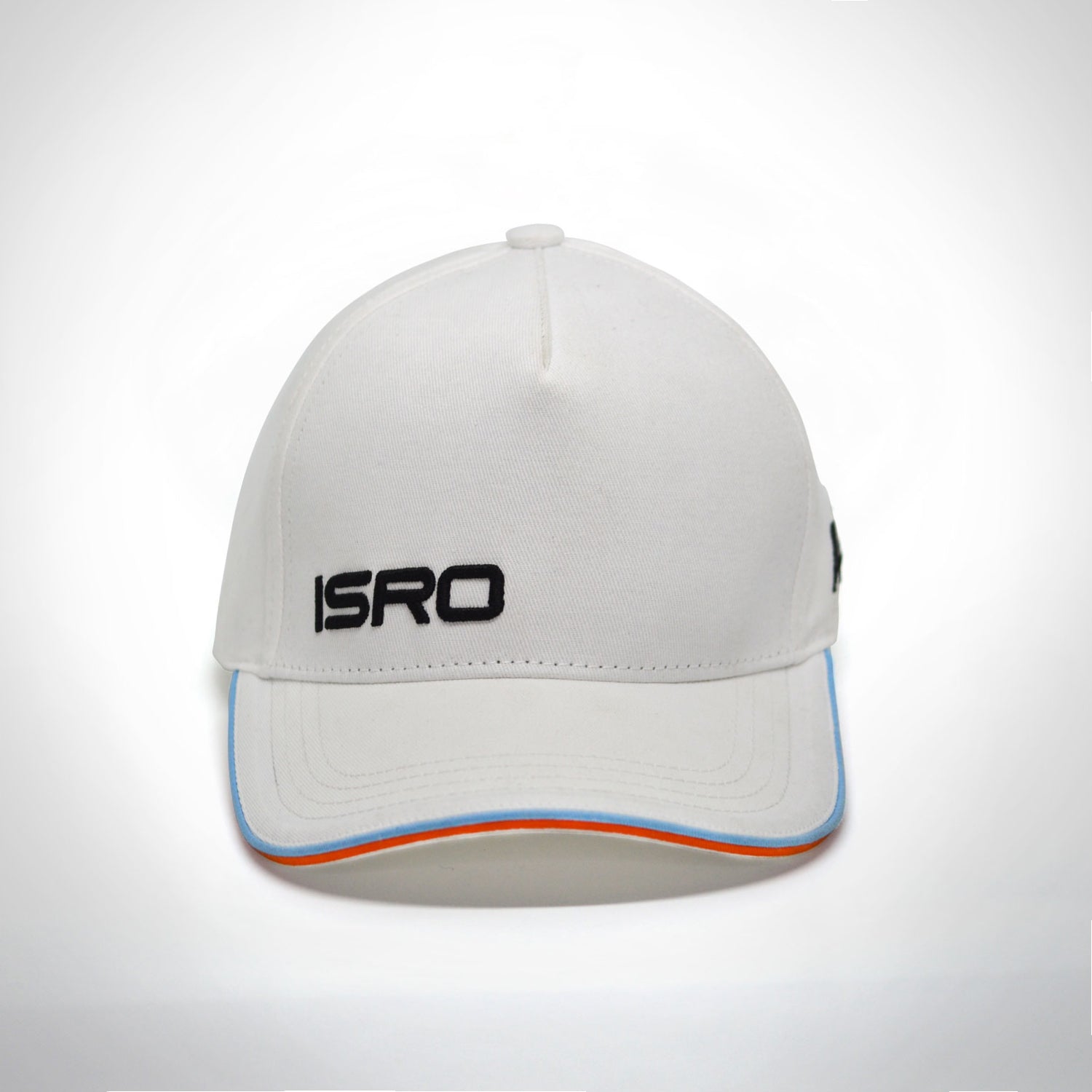 ISRO White Cap with Embroidered ISRO Design