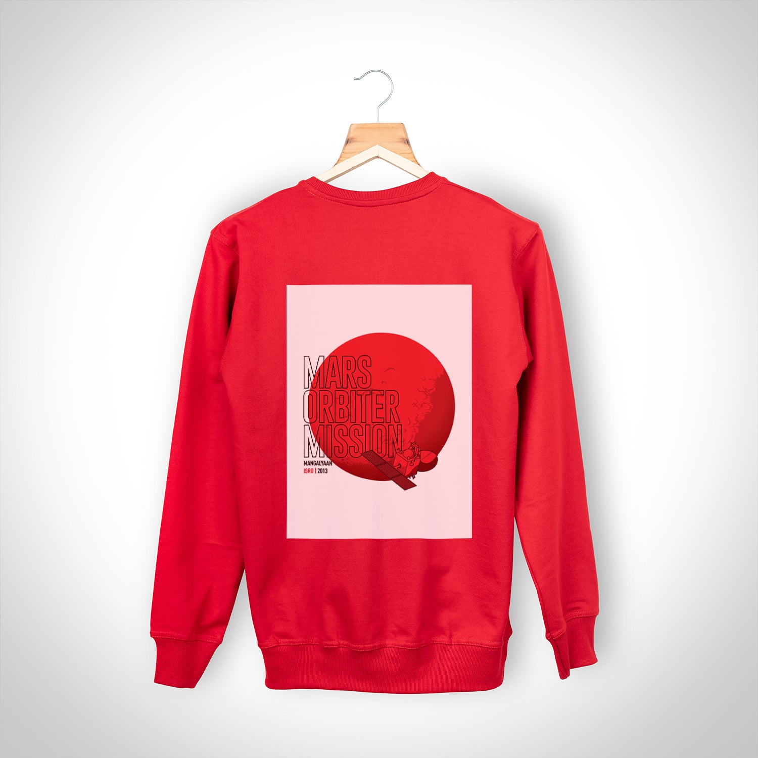 ISRO Red Mars Orbiter Mission Unisex Sweatshirt