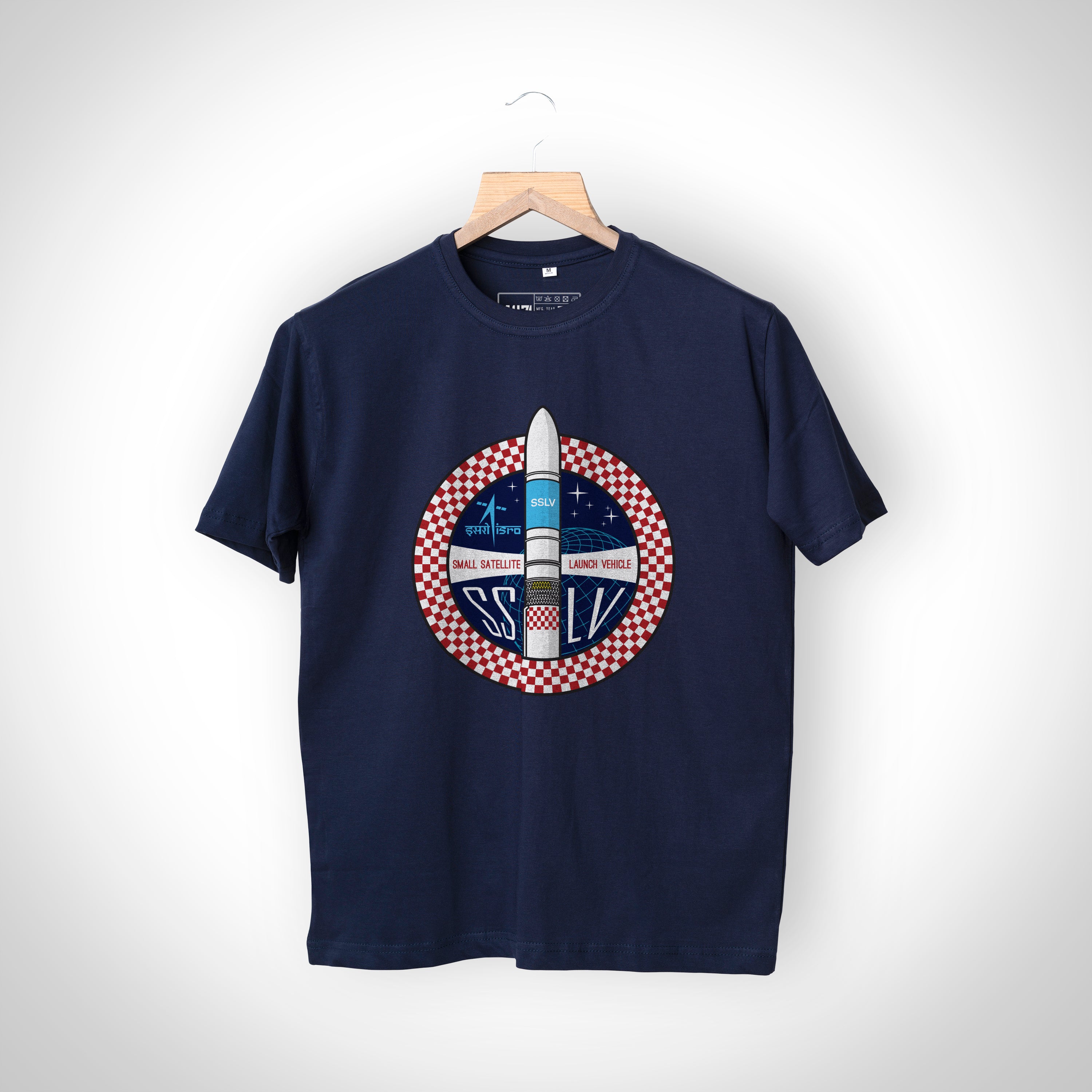 ISRO Navy Blue SSLV T-Shirt - Unisex