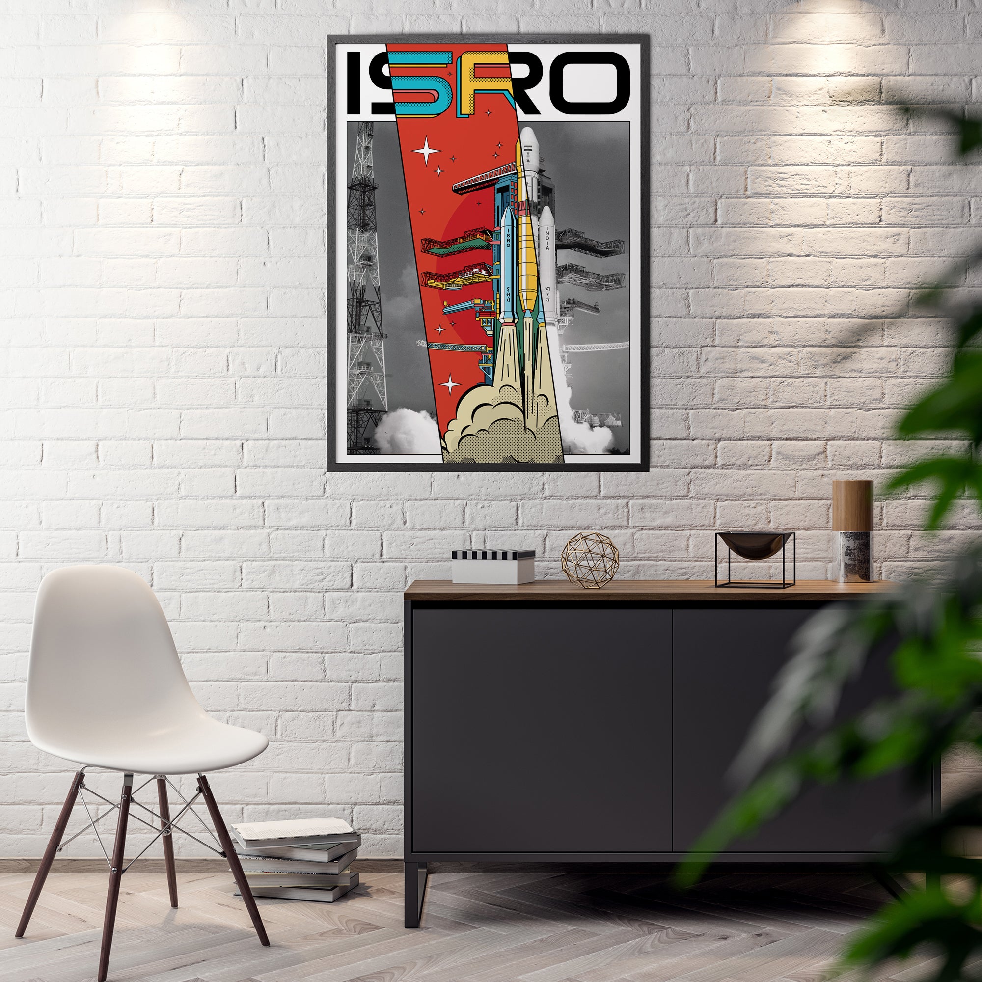 ‘ISRO GSLV MKIII’ Photo Pop Art Poster