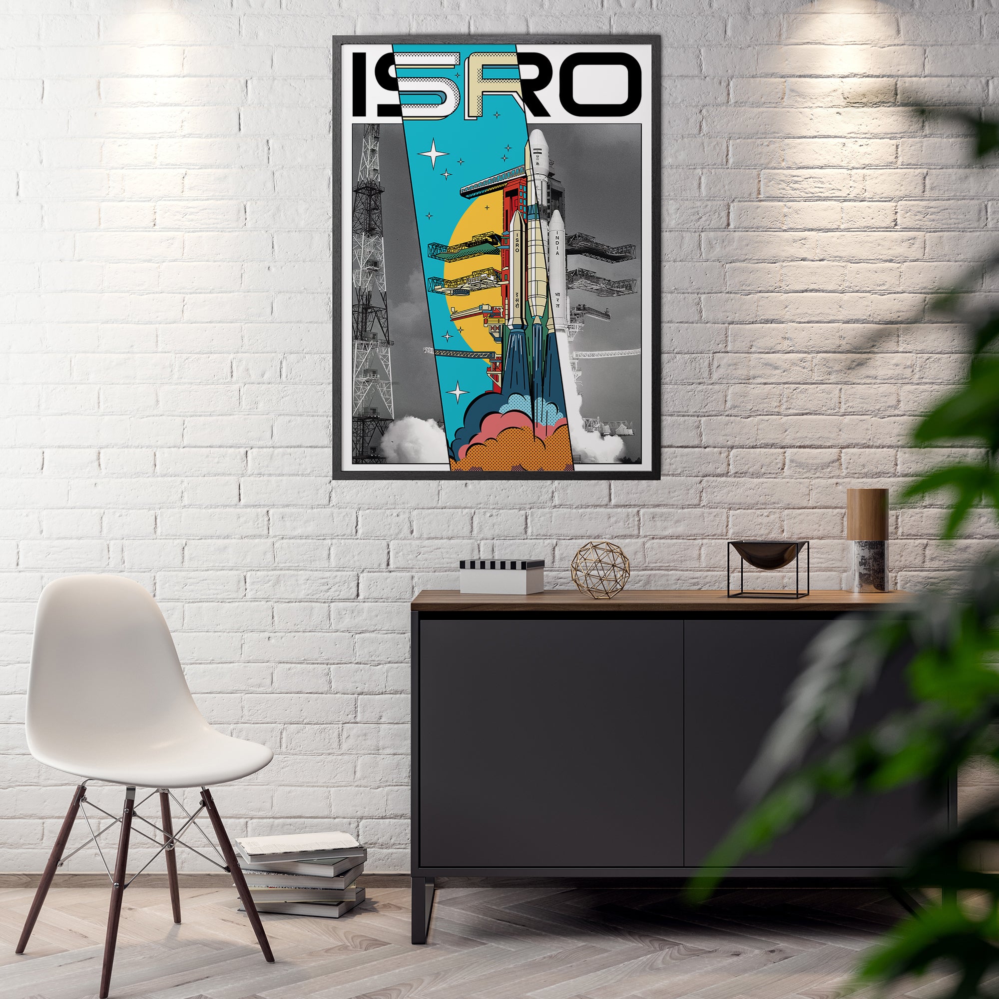 ‘ISRO GSLV MKIII’ Photo Pop Art Poster
