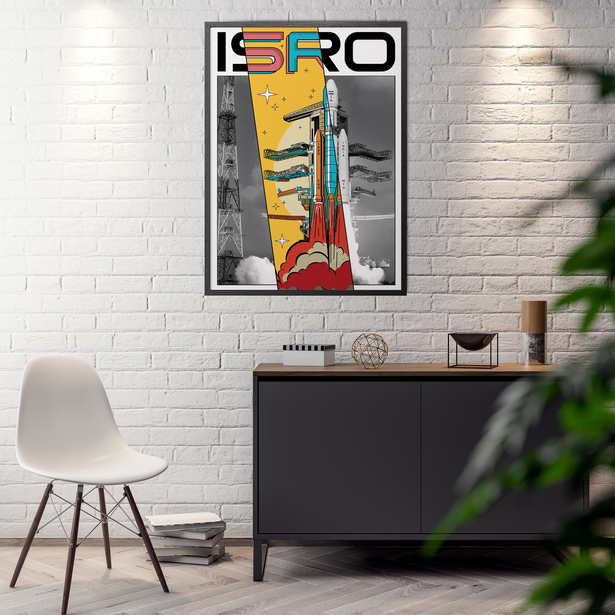 ‘ISRO GSLV MKIII’ Photo Pop Art Poster