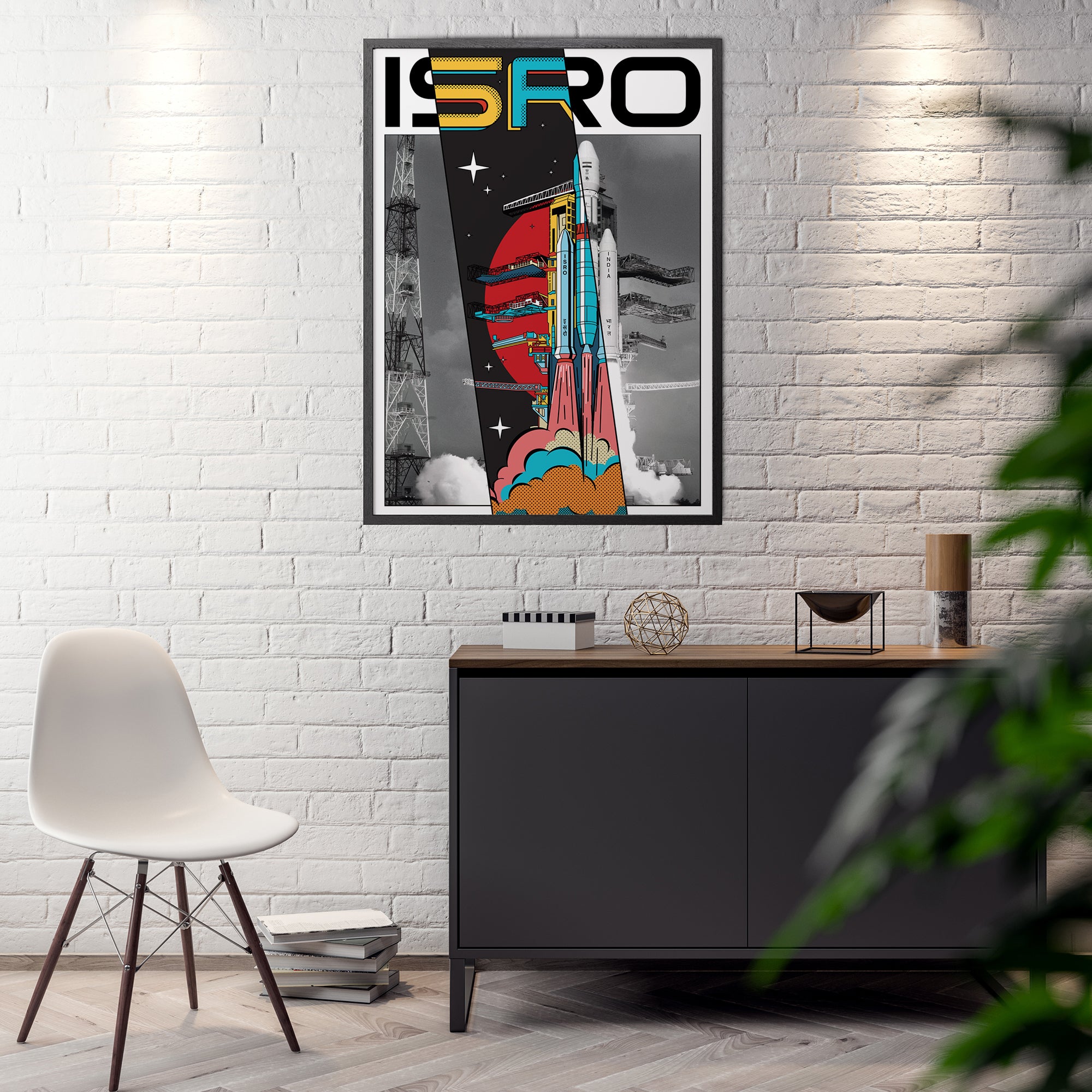 ‘ISRO GSLV MKIII’ Photo Pop Art Poster