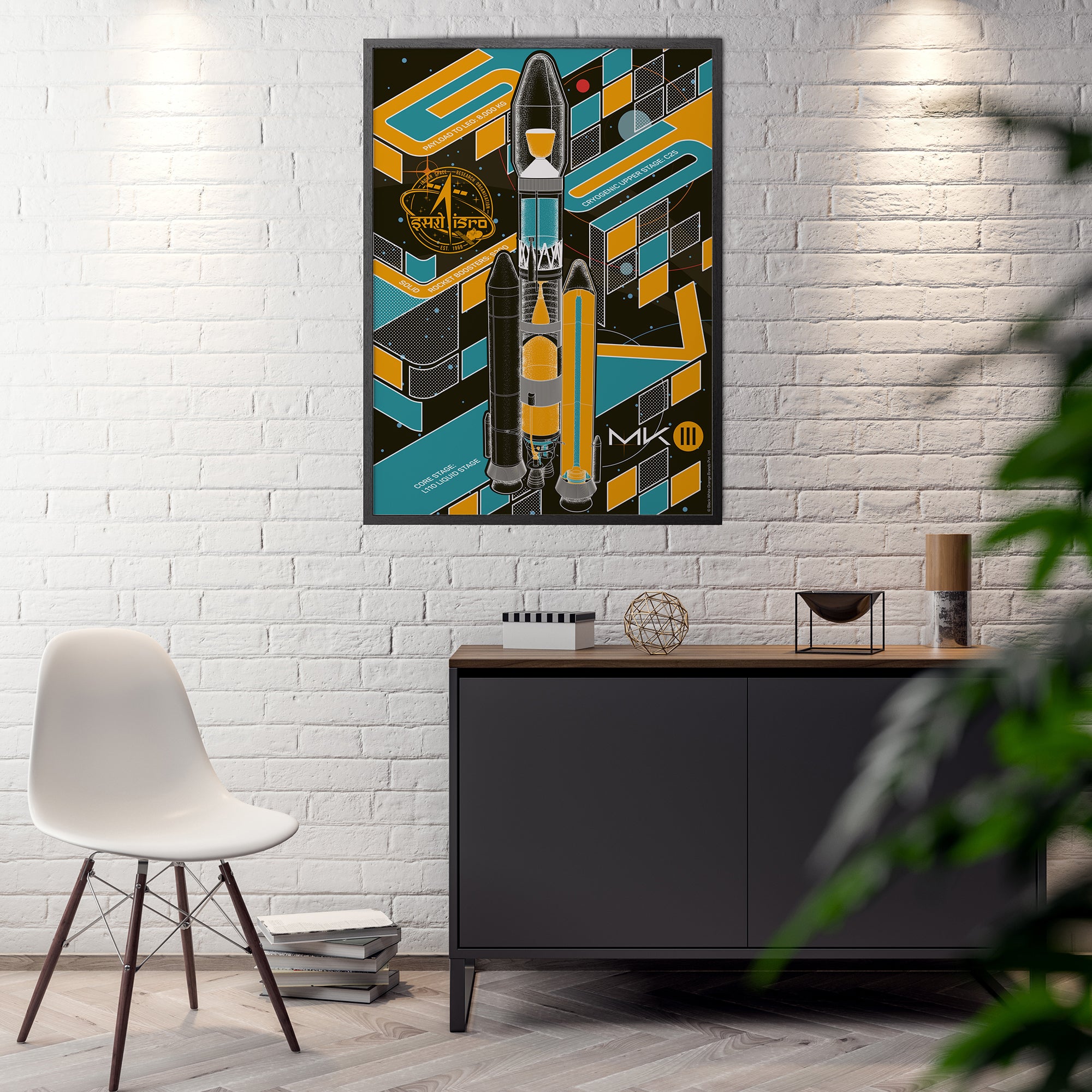 ‘ISRO GSLV MKIII’ Cyber Punk Cutaway