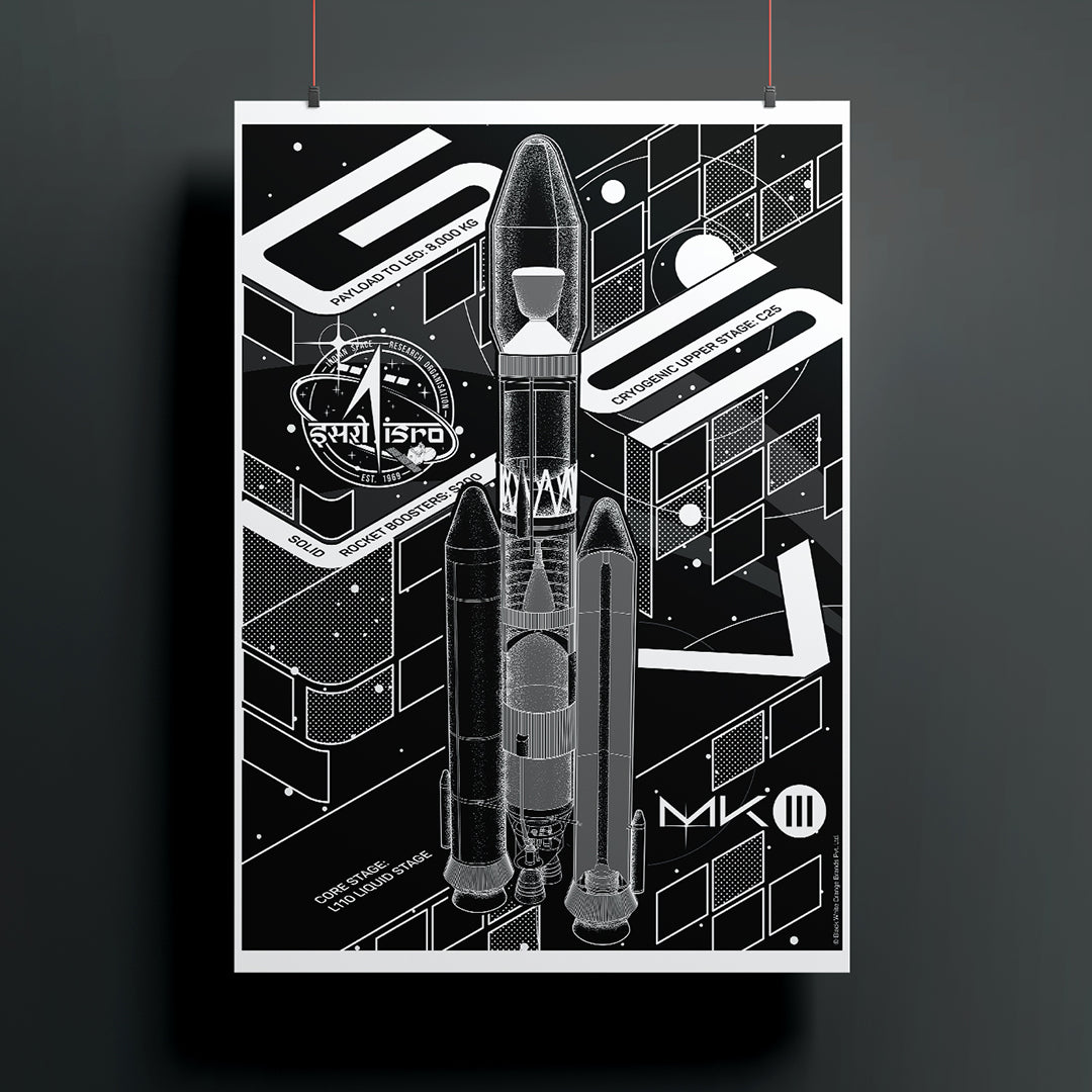 ‘ISRO GSLV MKIII’ Cyber Punk Cutaway