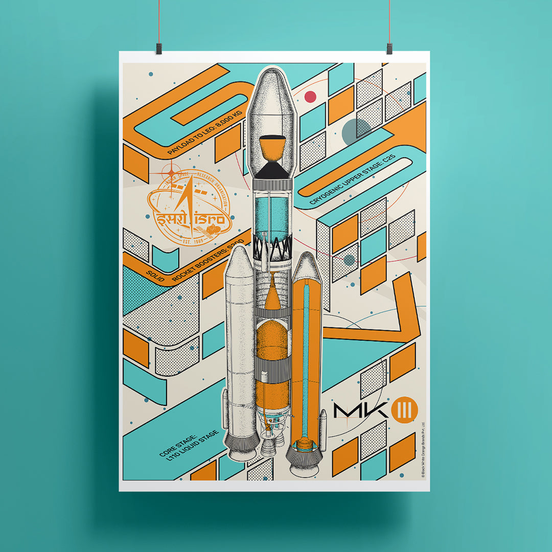 ‘ISRO GSLV MKIII’ Cyber Punk Cutaway