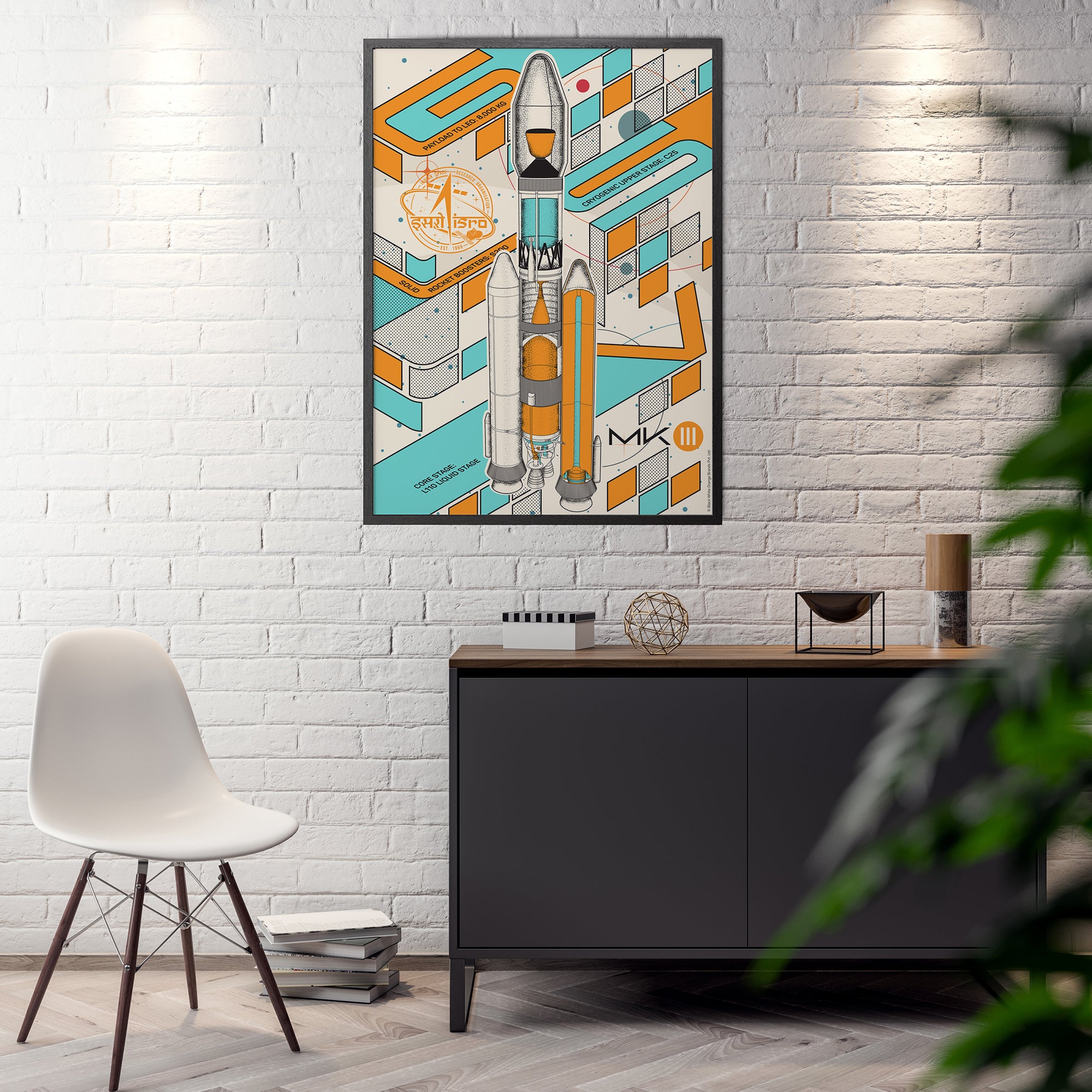 ‘ISRO GSLV MKIII’ Cyber Punk Cutaway